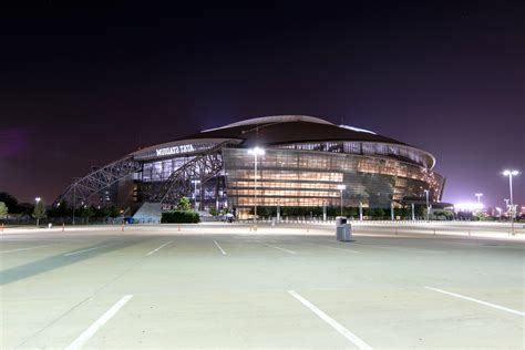 Free picture: parking lot, stadium, building, football, field, lights