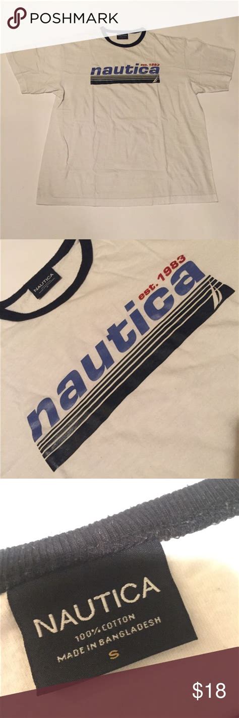 Vintage Nautica Graphic Logo T-Shirt | Tshirt logo, Fashion, Clothes design