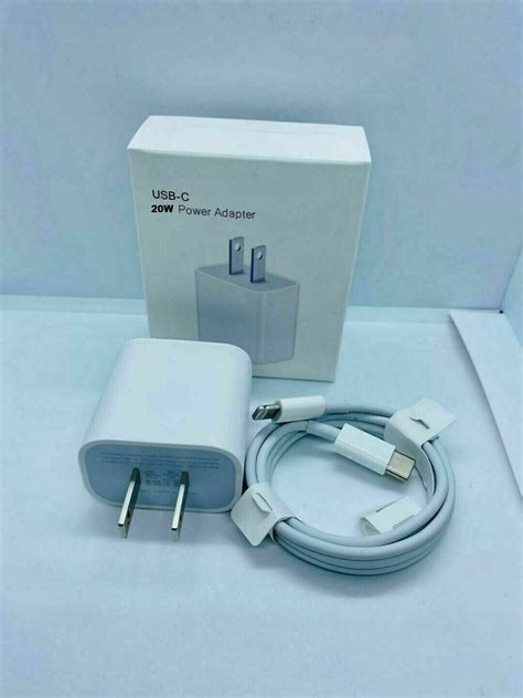 For iPhone 12/11/12 Pro Max/XR/iPad Fast Charger 20W USB-C Power ...