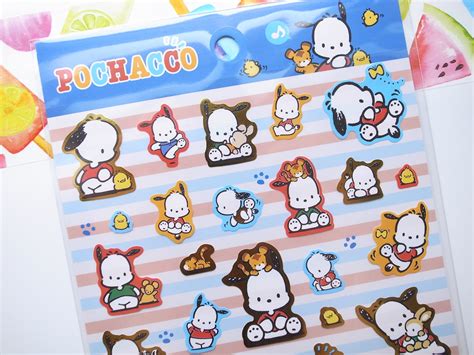 Pochacco Sticker Sheet Stickers Sanrio Japan | Etsy