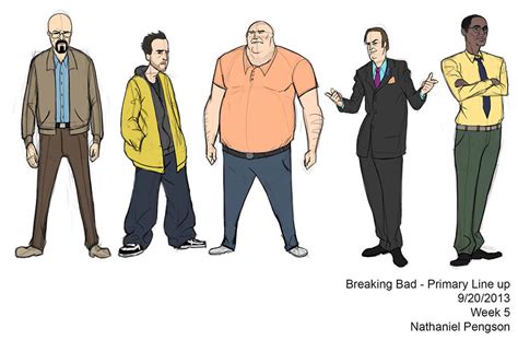 Breaking Bad Characters Cartoon Version by natpen on DeviantArt