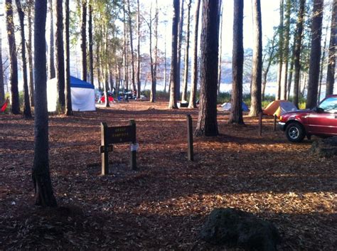 Camping at Ratcliff Lake of Davy Crockett National Forest near Kennard ...