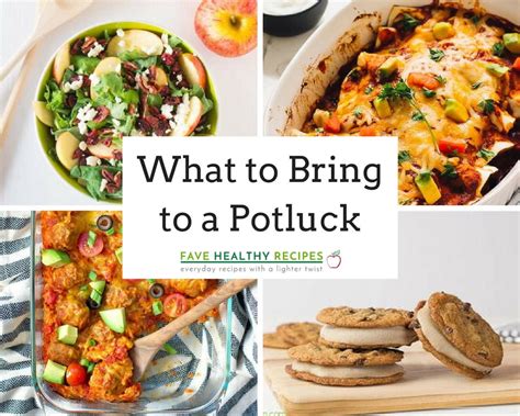 What To Bring To A Potluck: 21 Potluck Favorites | FaveHealthyRecipes.com