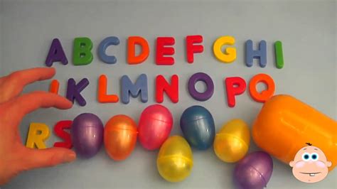 Kinder Surprise ABC's! Learn the Alphabet with Surprise Eggs - YouTube