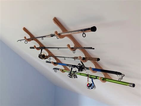 Fishing Rod Holder / Fishing Rod Rack / Wall / Ceiling Mounted - Etsy