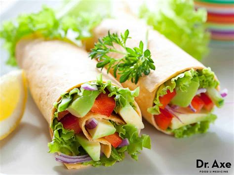 Avocado Lettuce Wrap Recipe - Dr. Axe