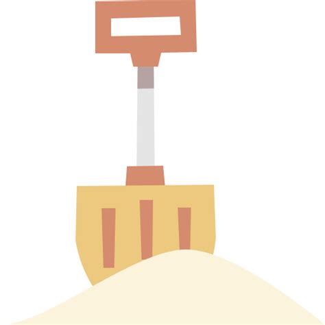 Shovel Cartoon Flat icon