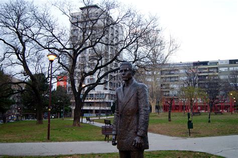 Gavrilo Princip Statue In Belgrade Stock Photo - Download Image Now ...