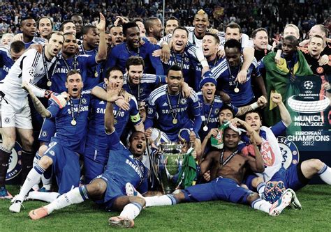 Chelsea Fc Champions League Winners Wallpaper