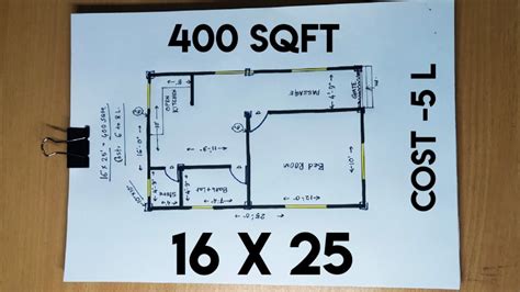 400 Sq Ft House Plan / Traditional Plan 400 Square Feet 1 Bedroom 1 Bathroom 348 00164 / For the ...