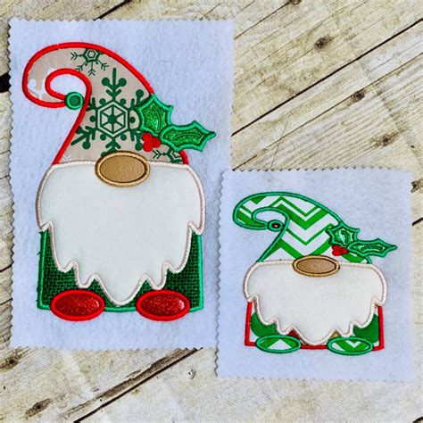 Christmas Gnome Applique - 2 Sizes! - Products - SWAK Embroidery