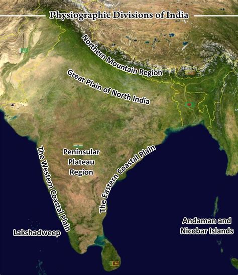 Physiographic Map Of India India Physiographic Map Geography Map | Images and Photos finder