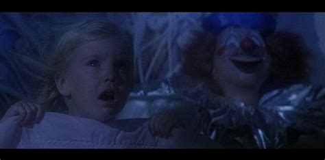 Scene from the movie "Poltergeist" featuring the clown that is now on display at Planet ...