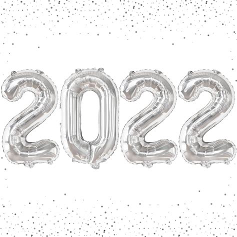 Buy KatchOn, Silver 2023 Balloons Numbers - 16 Inch | Graduation Decorations Class of 2023 ...