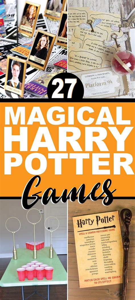 27 Magical Harry Potter Games for Any Age - Play Party Plan