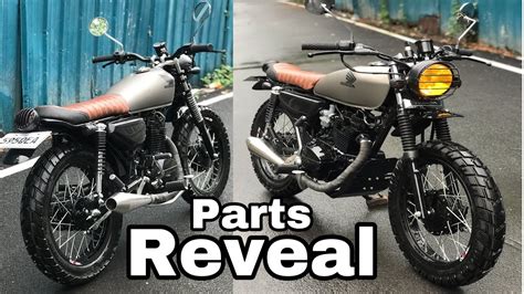 Honda tmx 125 scrambler build . ( Part’s reveal ) - YouTube