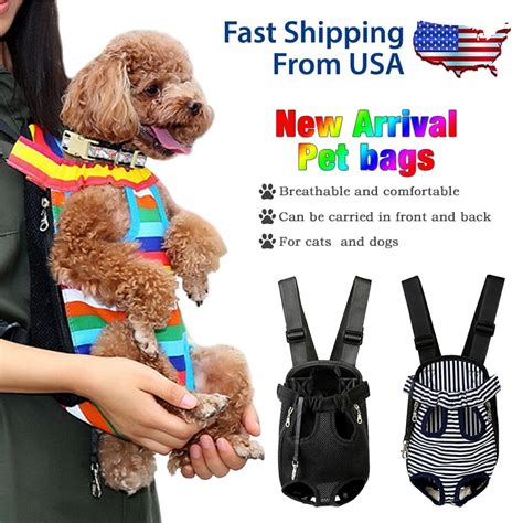 Pet Carrier Backpack, Adjustable Pet Front Cat Dog Carrier Backpack ...