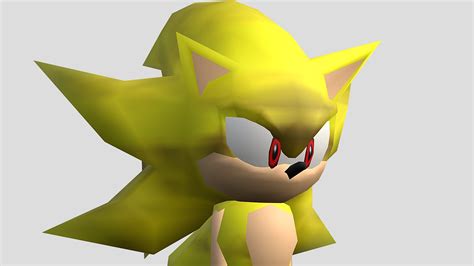 Dreamcast - Sonic Adventure -Super Sonic - Download Free 3D model by DrewsDigitalDesigns ...