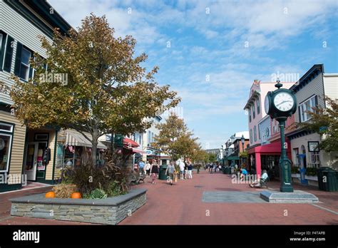 The Washington Street Mall in Cape May, New Jersey USA Stock Photo - Alamy