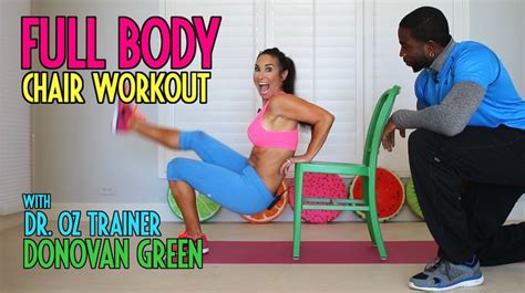 the full body chair workout with dre o'neal and donnan green - part 1