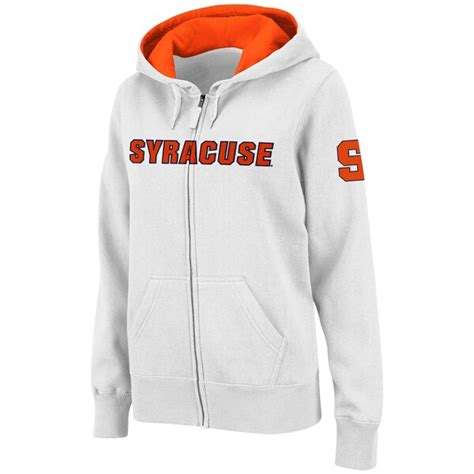 Syracuse Orange Stadium Athletic Women's Arched Name Full-Zip Hoodie ...