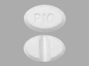 Pill Finder: P10 White Elliptical / Oval - Medicine.com