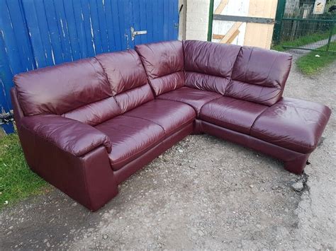 Scs real soft leather corner sofa | in Leicester, Leicestershire | Gumtree