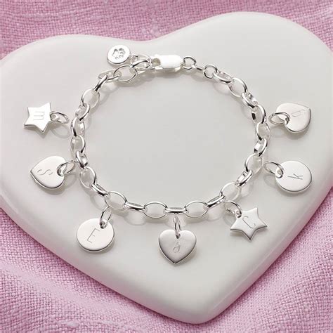 Children's Sterling Silver Charm Bracelet By Molly Brown London