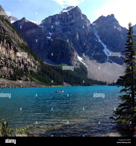 Moraine Lake, Alberta, Canada Stock Photo - Alamy