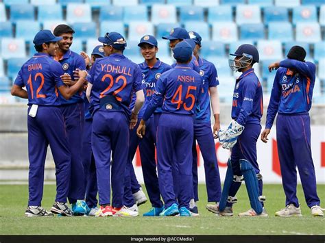 U-19 Asia Cup: India Beat Sri Lanka By 9 Wickets In Rain-Interrupted ...