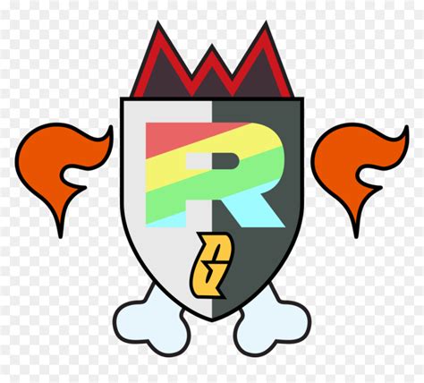 Transparent Team Rocket Logo Png - Team Rainbow Rocket Logo, Png ...