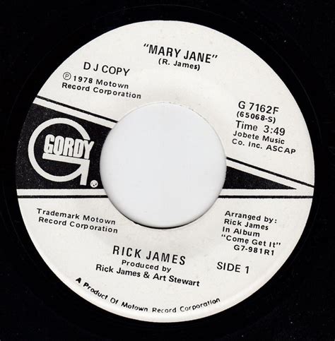 Rick James - Mary Jane (1978, Vinyl) | Discogs