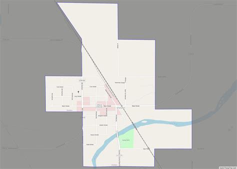 Map of Sheldon village, Wisconsin