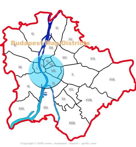 Budapest Districts and Neighbourhoods Guide with Map