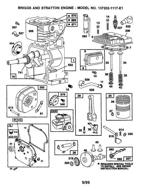 Briggs and Stratton 550ex Parts Diagram | Briggs & stratton, Stratton, Briggs