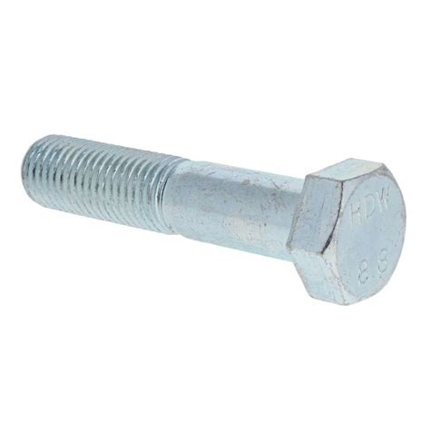 M16 x 75 Zinc Plated 8.8 Steel Bolts - 10 Pack | L&S Engineers