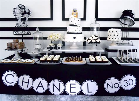 Maddycakes Muse: Chanel Birthday Dessert Table