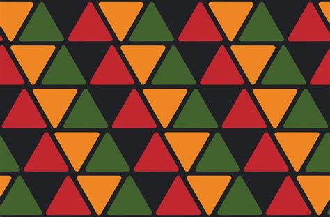 Abstract Kwanzaa, Black History Month, Juneteenth seamless pattern with ...