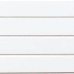 NewAge 20303 | Interlocking Wall Panel | PVC Wall Panels | Heavy Duty Slatwall | White PVC Panels