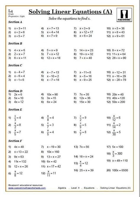 Using Quadratic Formula Worksheets