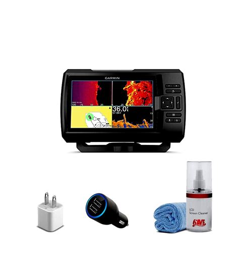 Garmin Fishfinder Transducer Scanning 010 00 02553 Depth Finder, Sonar, Cleaning Kit, Striker ...