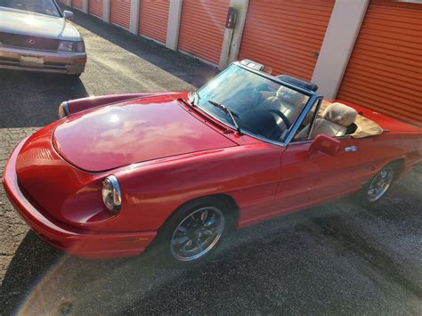 1991 Alfa Romeo Spider Convertible Red RWD Automatic - Classic Alfa ...