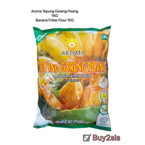 Aroma Tepung Goreng Pisang (1kg) Banana Fritter Flour | Shopee Malaysia