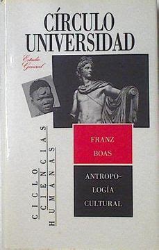 Libro Antropologia Cultural De Franz Boas - Buscalibre