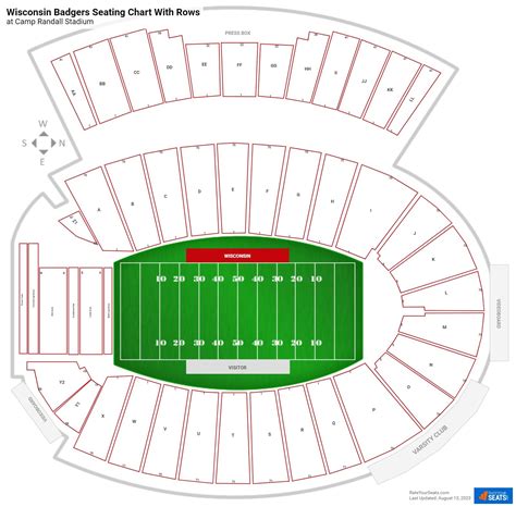 Camp Randall Stadium Seating Charts - RateYourSeats.com