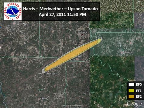 EF2 Tornado Harris County Georgia April 27 Confirmed | Cataula GA Weather