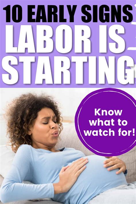 10 Early Signs of Labor To Watch For | Raising Biracial Babies