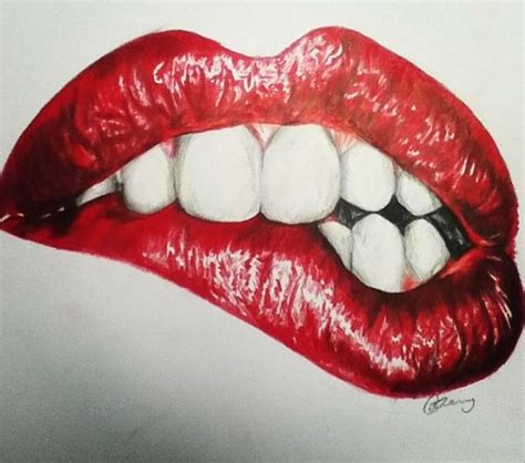 Lip drawing using Prismacolor pencils! #art #drawing | Lip drawing, Lips drawing, Pencil drawings