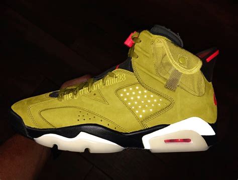 Travis Scott Air Jordan 6 Yellow Cactus Jack Release Date - SBD