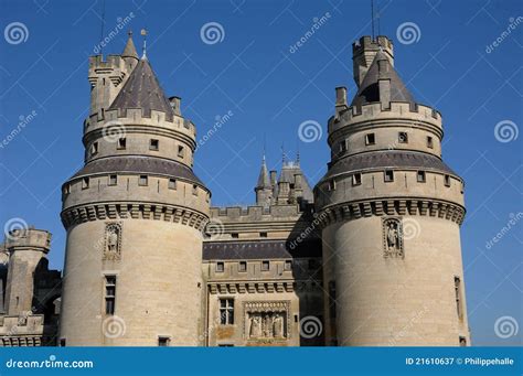 Castle of Pierrefonds stock image. Image of building - 21610637